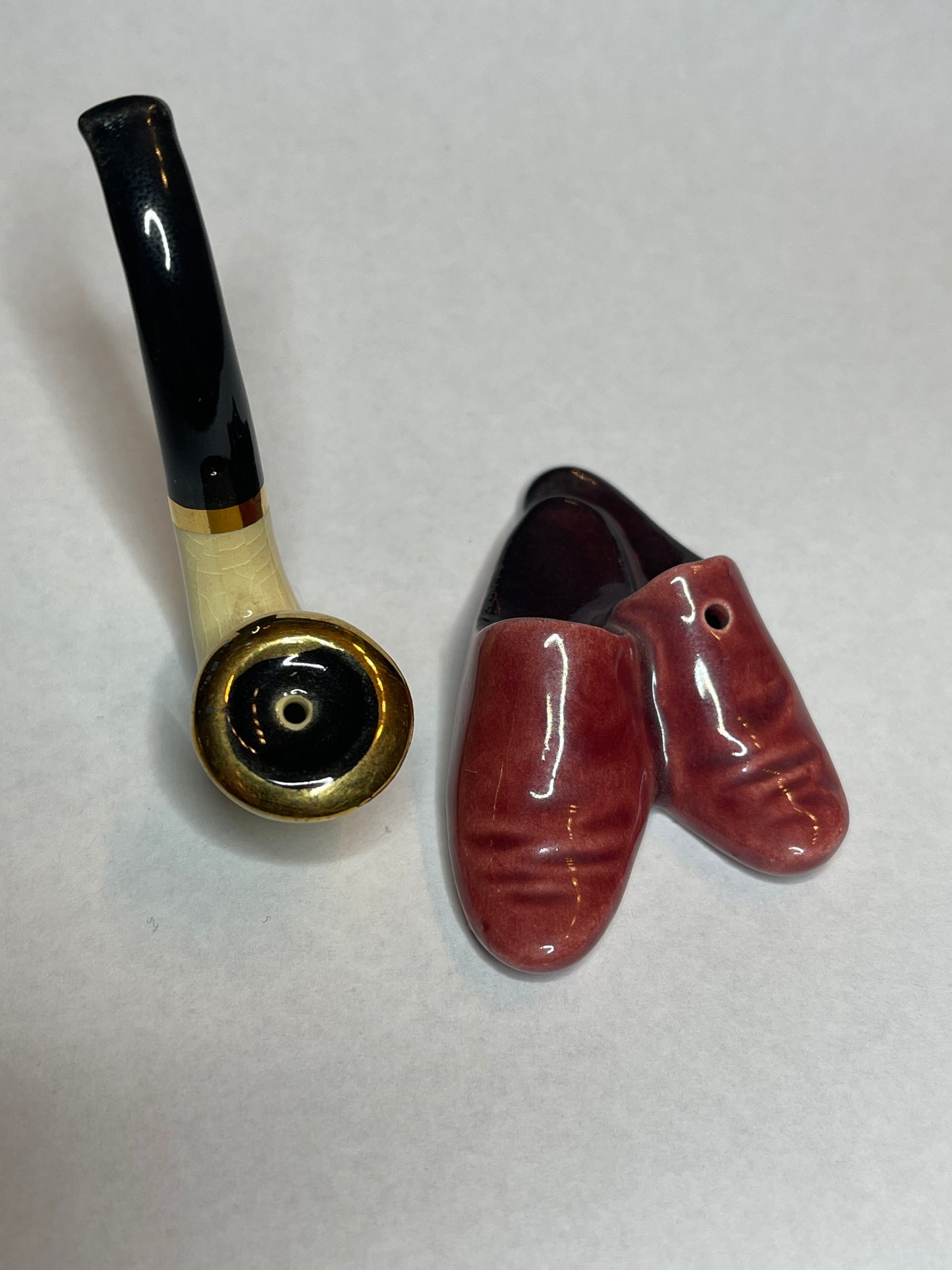 Arcadia Pipe & Slippers Salt & Pepper Shakers