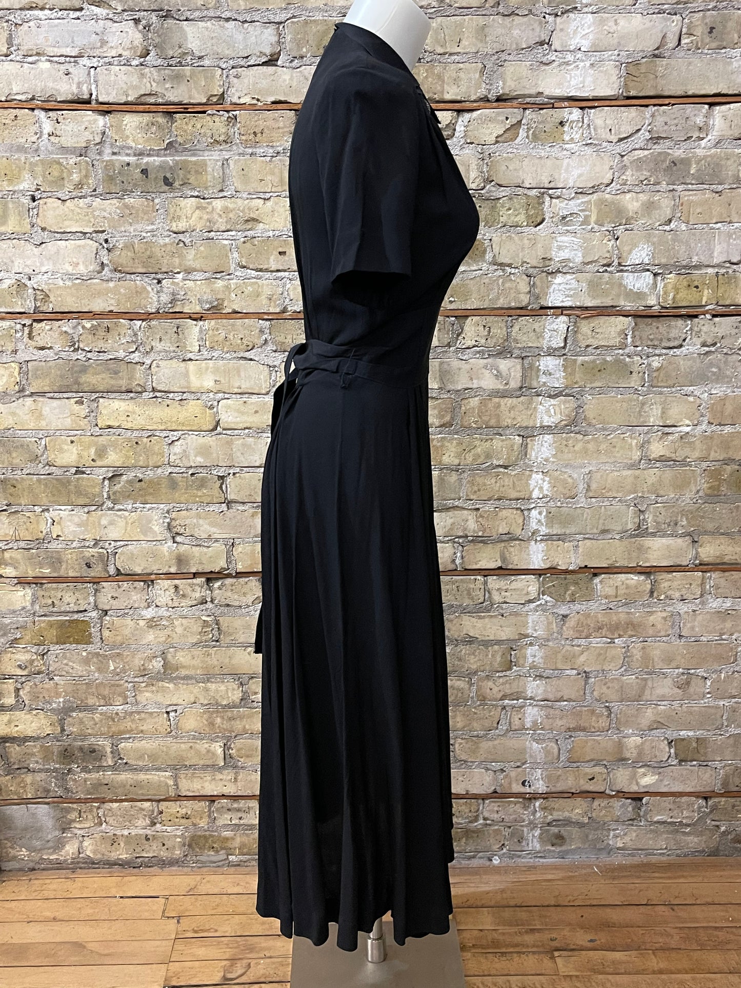 40s Arthur Weiss Black Dress