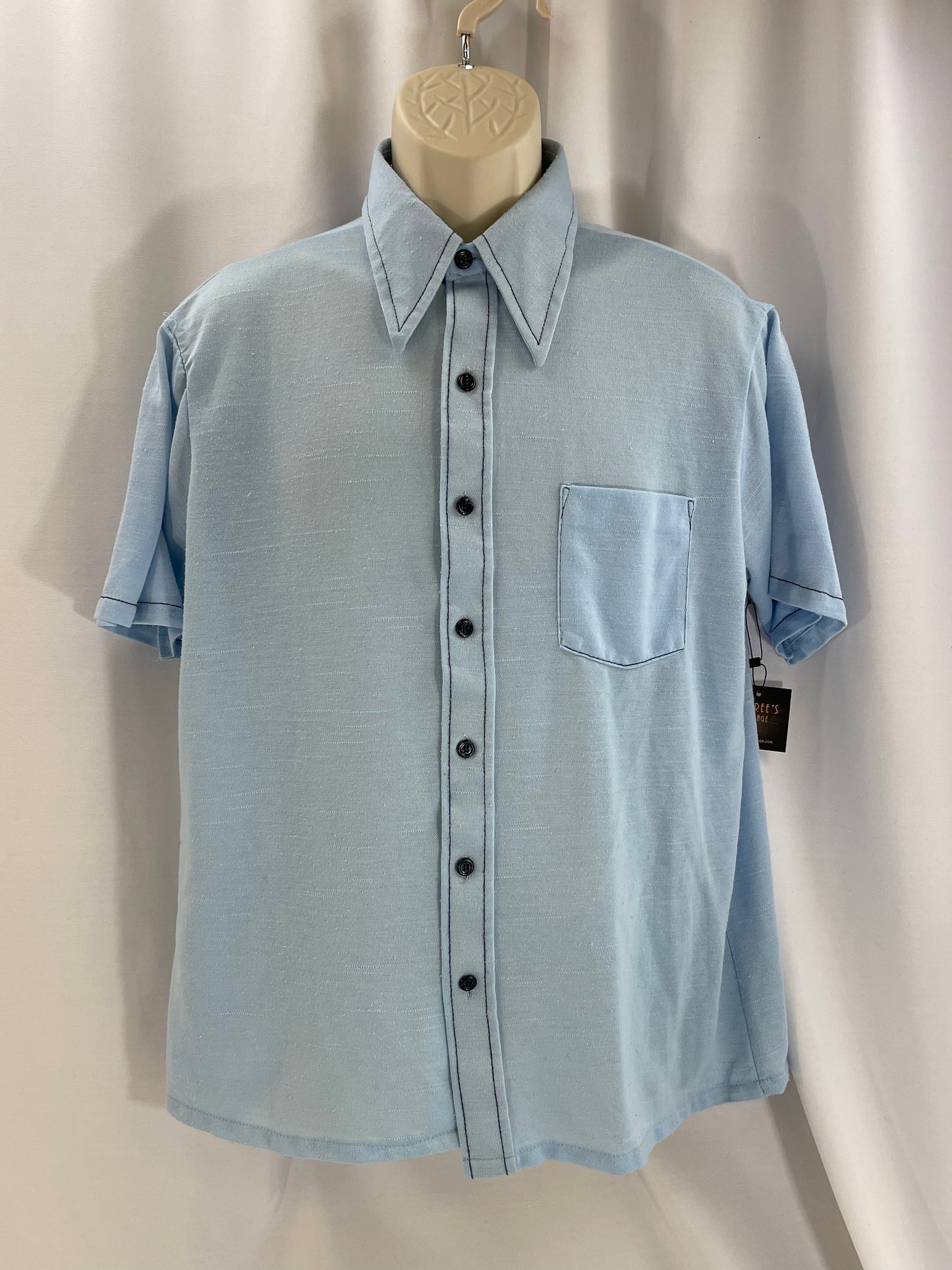 Amazing Blue Short Sleeve Shirt