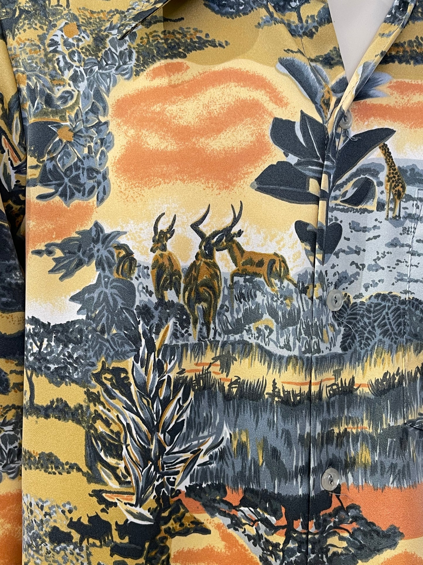 70s Safari Print Shirt