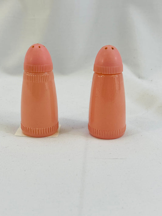 Pink Salt & Pepper Shakers