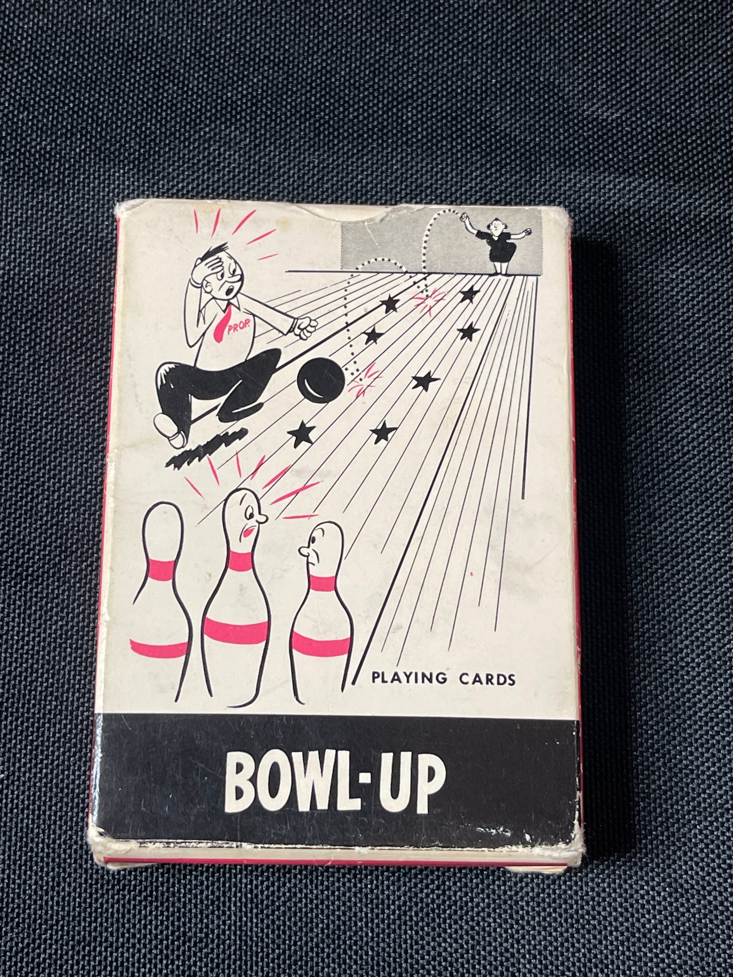 Vintage Novelty Bowling Playing Cards