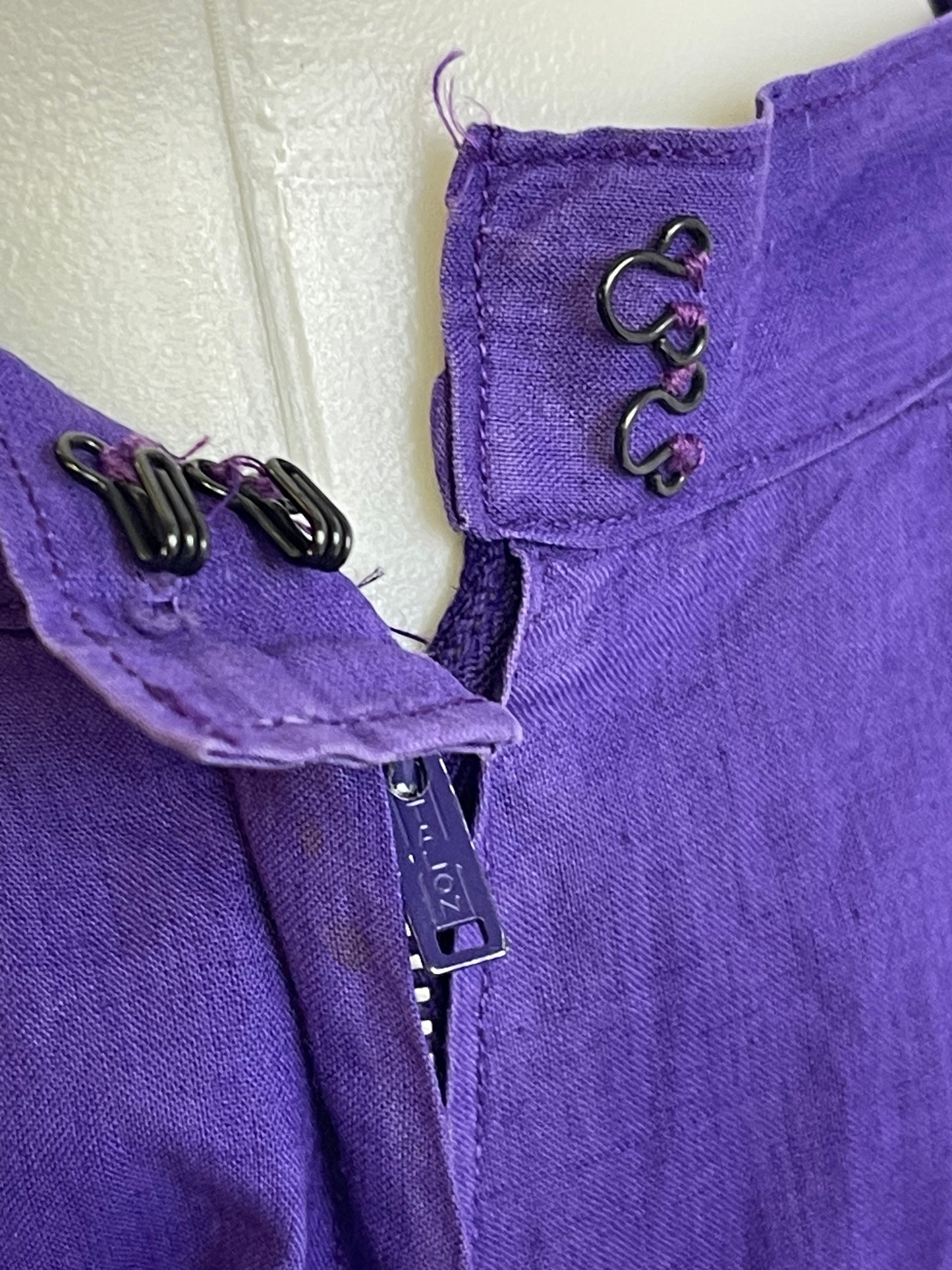 Purple Cotton Skirt
