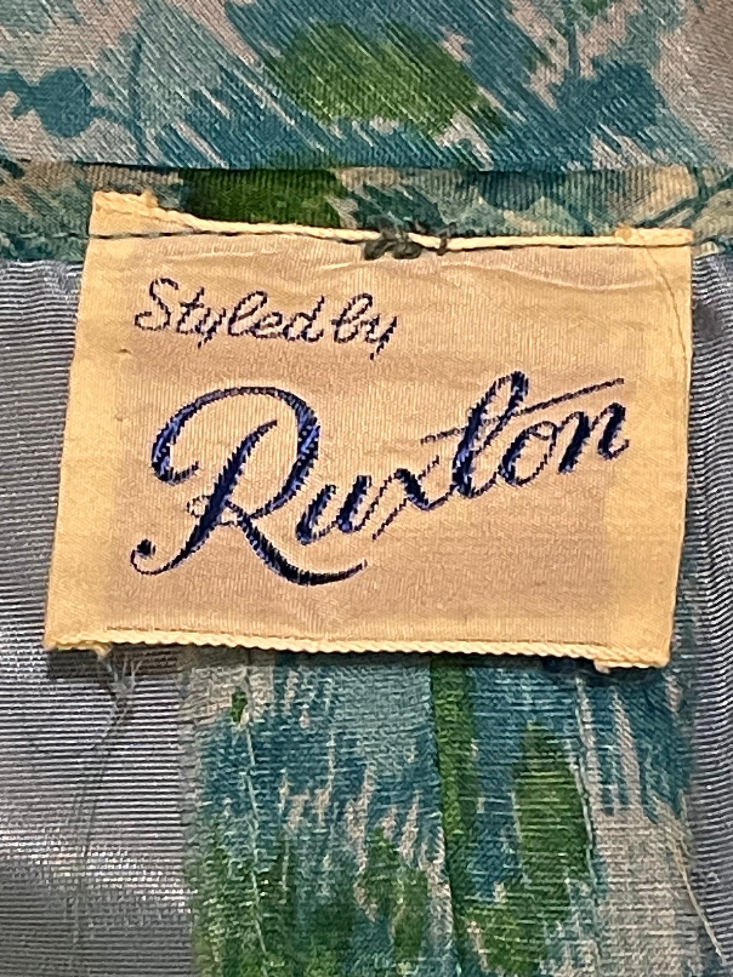Ruxton Watercolor Abstract Dress