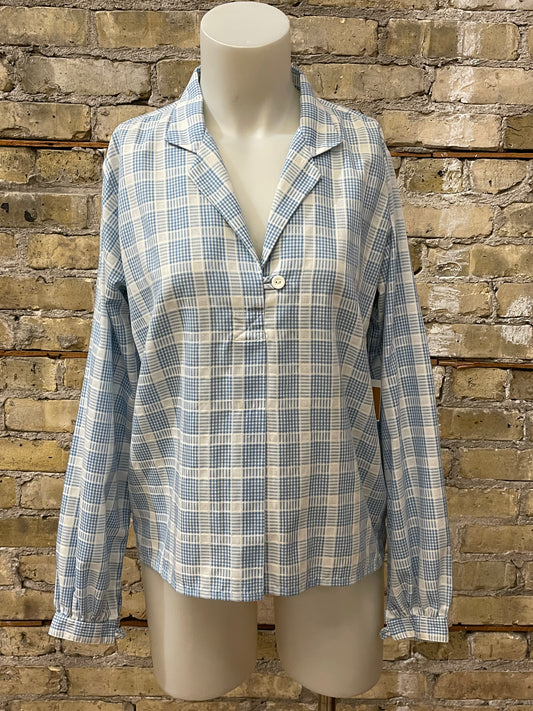 Blue Gingham Tunic