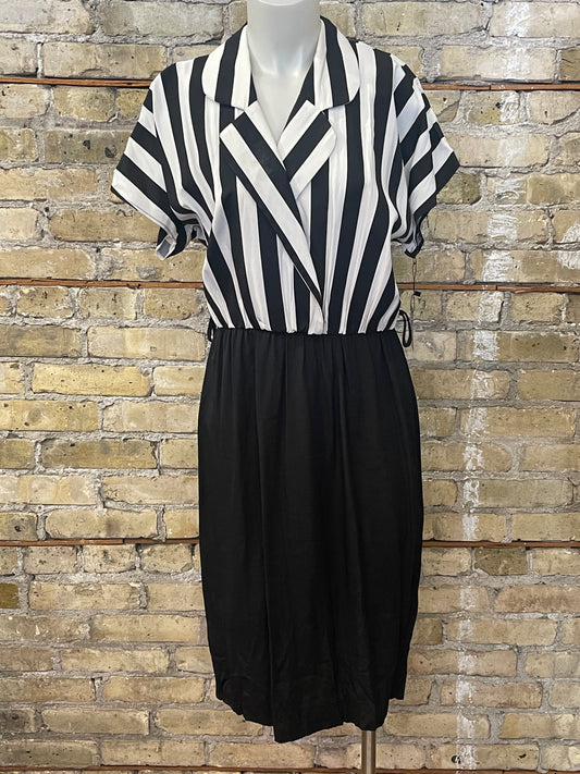 Volup 80s Diana Marco Striped Dress