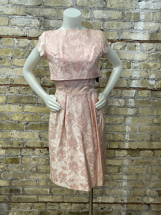 60s Pink Cocktail Dress