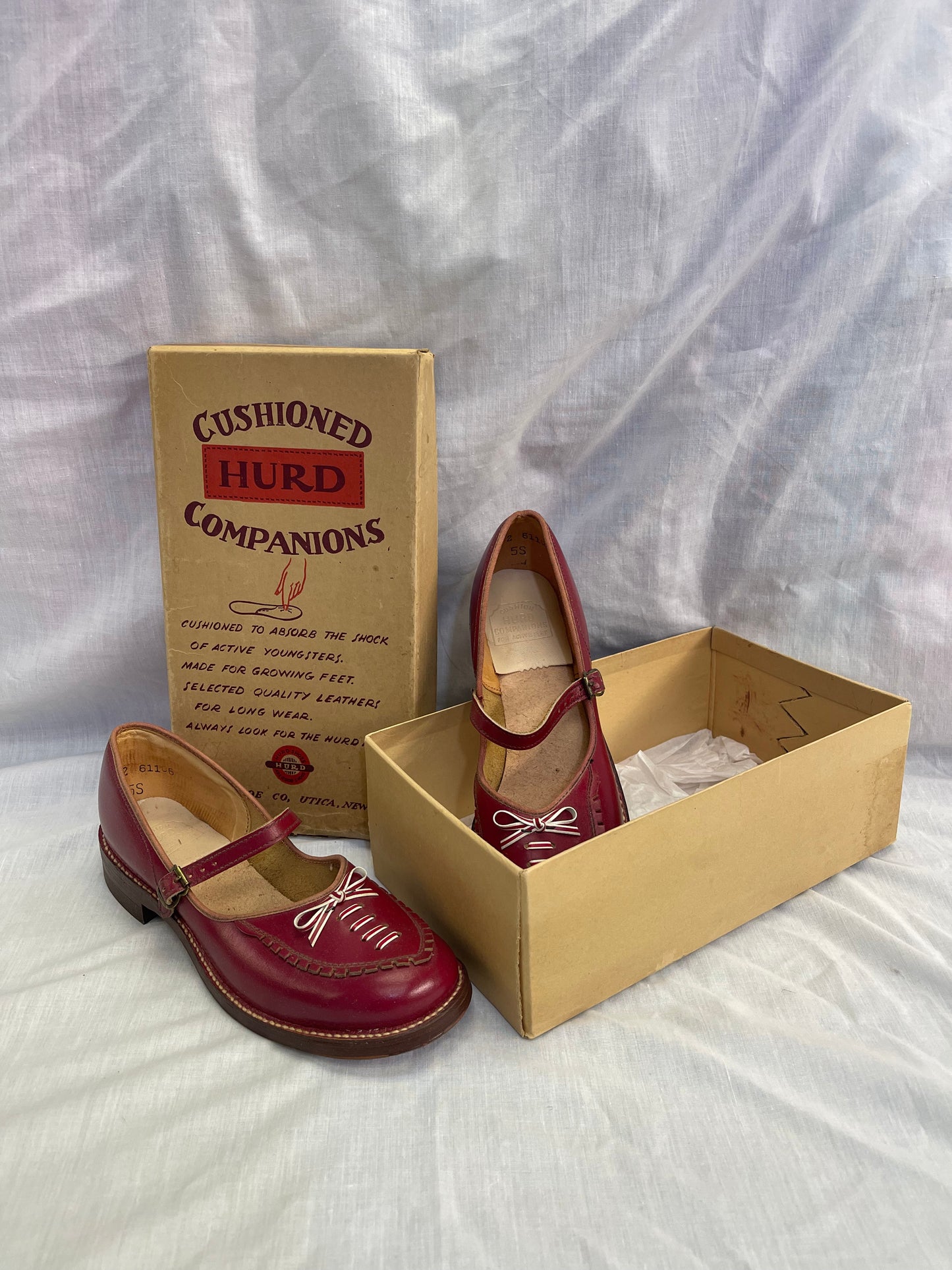 Hurd Companions Girl’s Red Leather Shoes