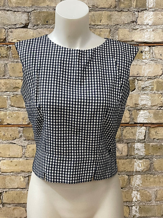 50s Gingham Blouse & Jacket