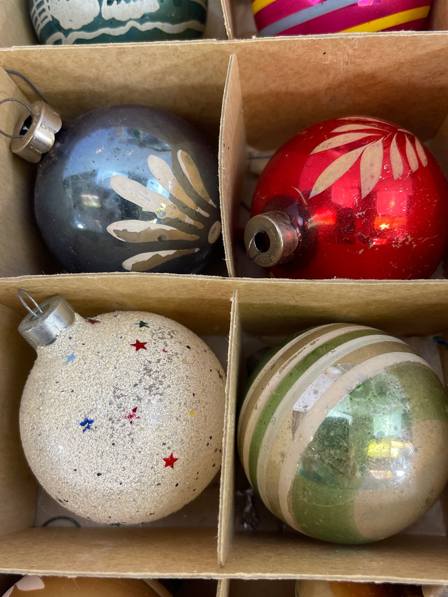 Fancy Shiny Brite & Made USA Ornaments