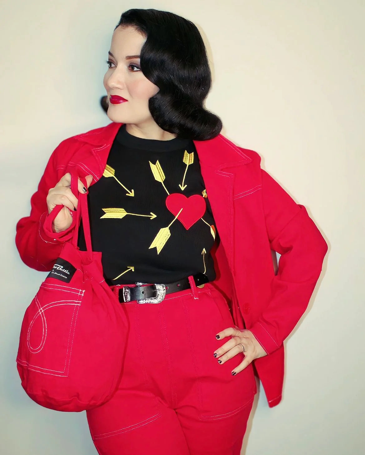 Midge Classic Reproduction Jeans - Red