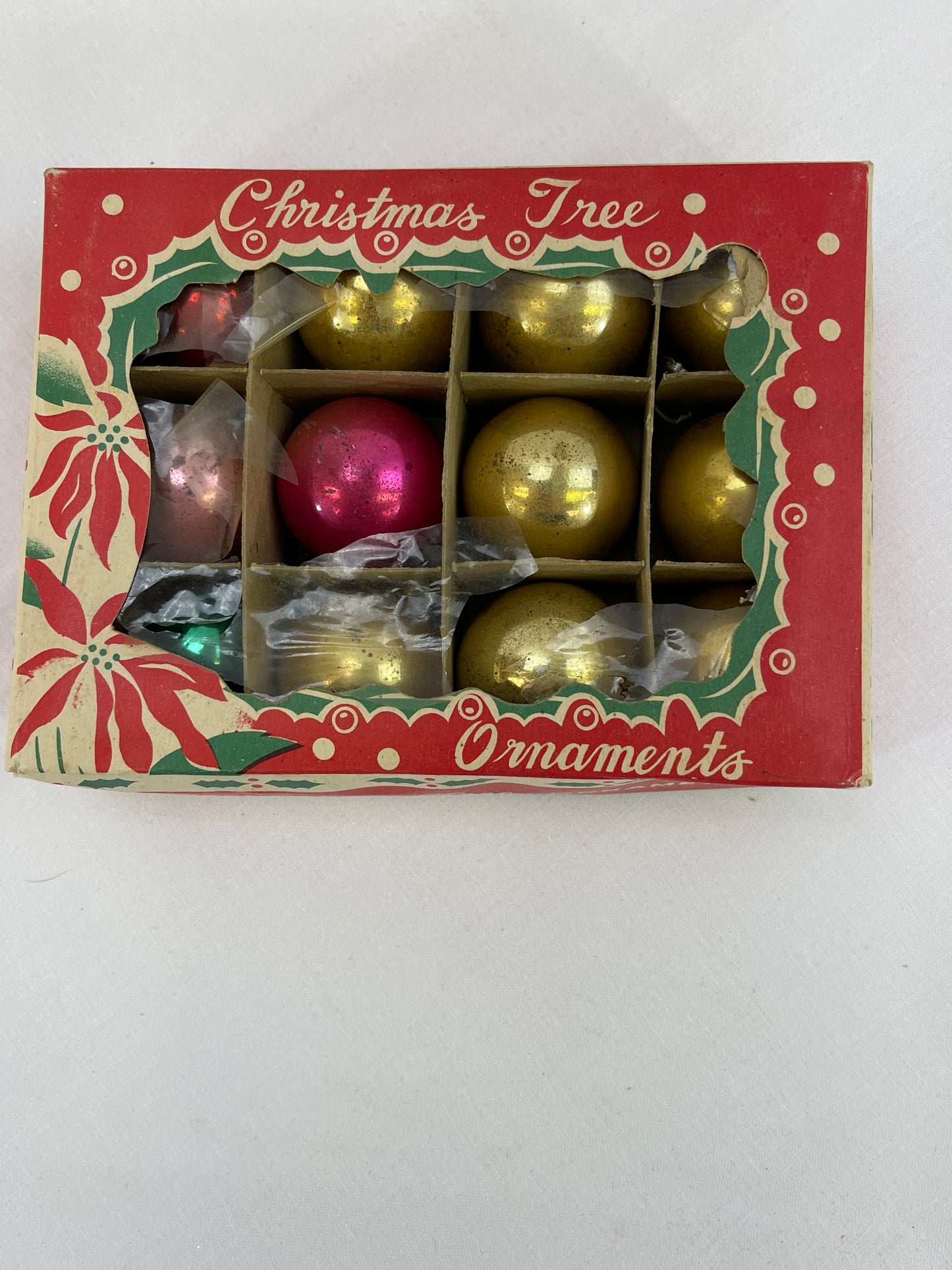 Vintage Mini Glass Ornaments