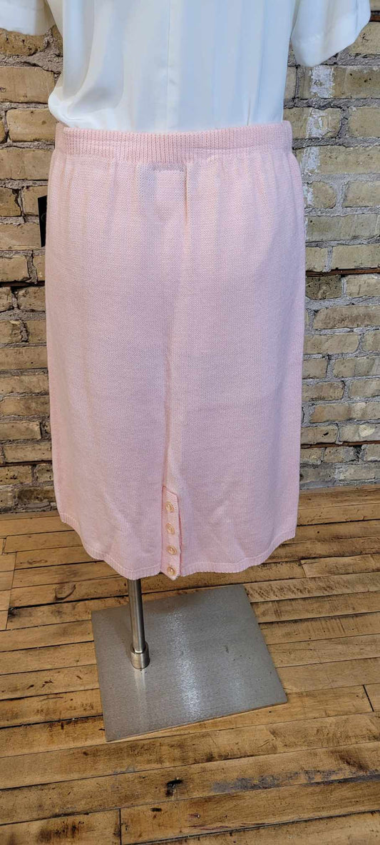 Pink Tarazzia Knit Skirt