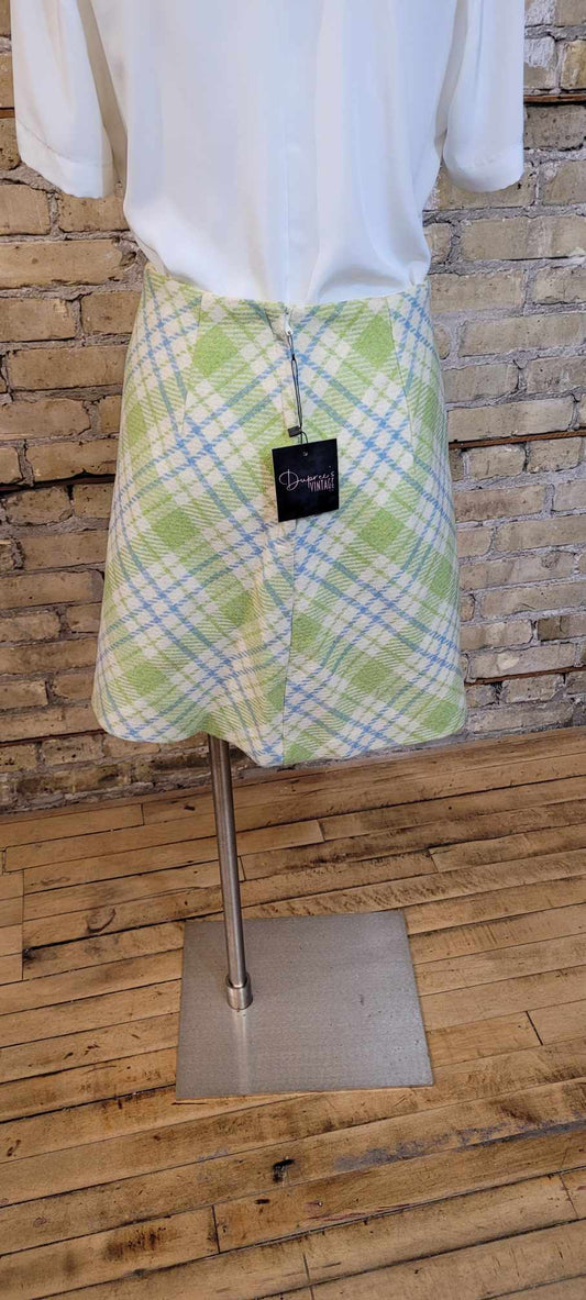 Spring Plaid Skirt