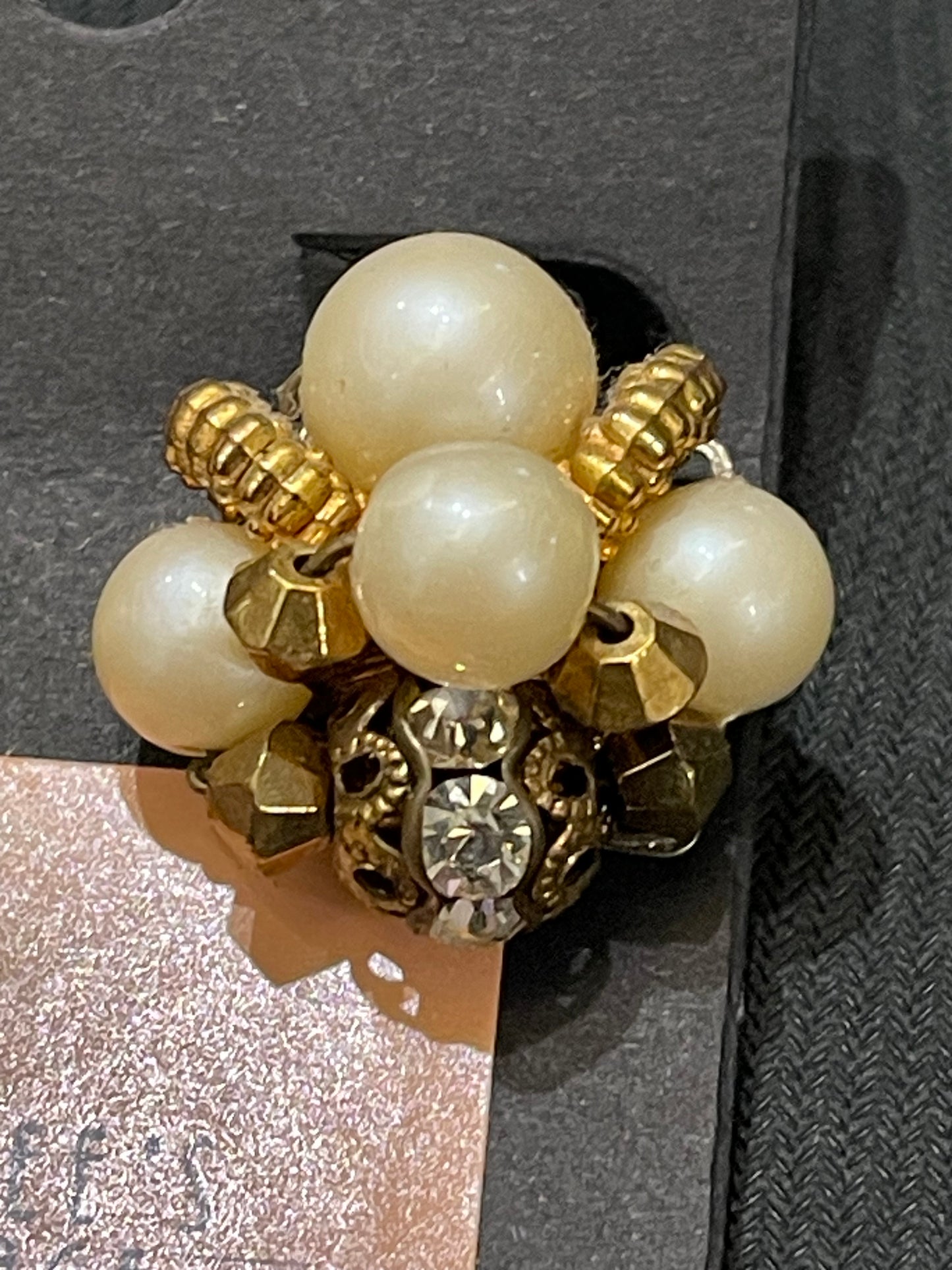 Sophisticated Pearl Clip Earrings