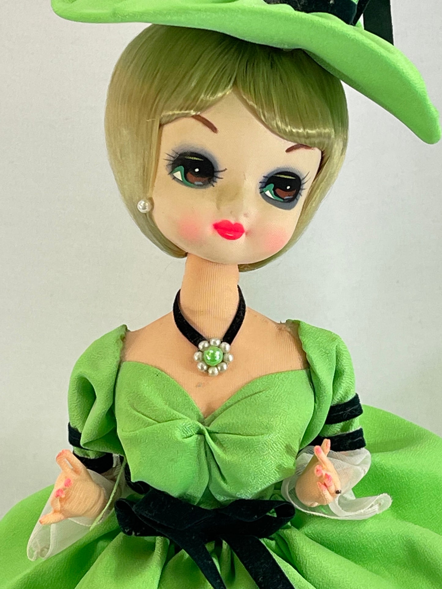 70s Bradley Doll Green Dress