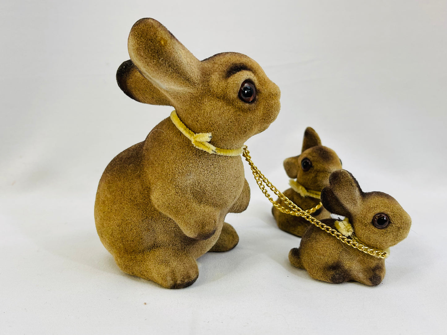 Vintage Norleans Rabbit With Baby Bunnies