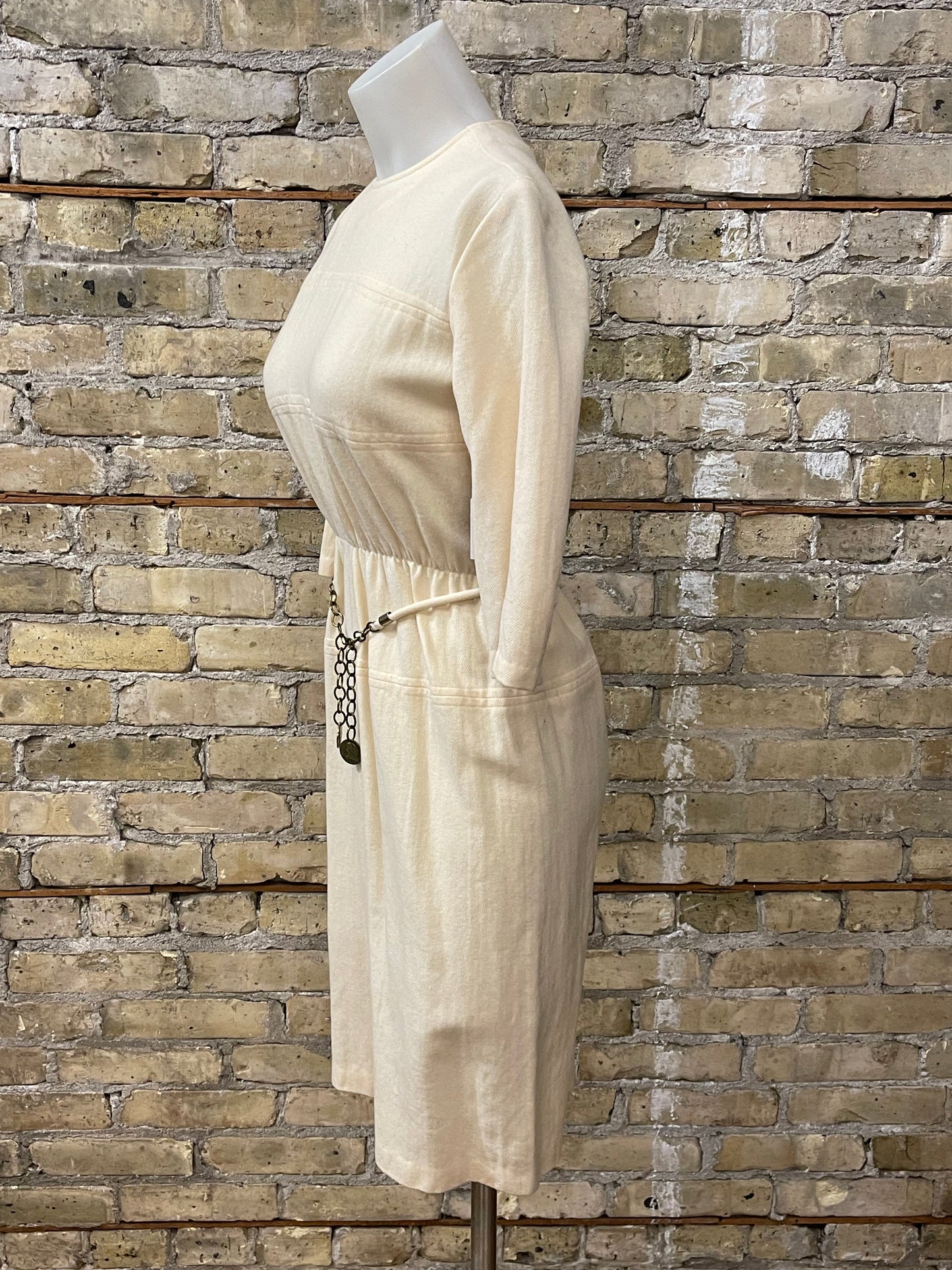 70s Beige Dress