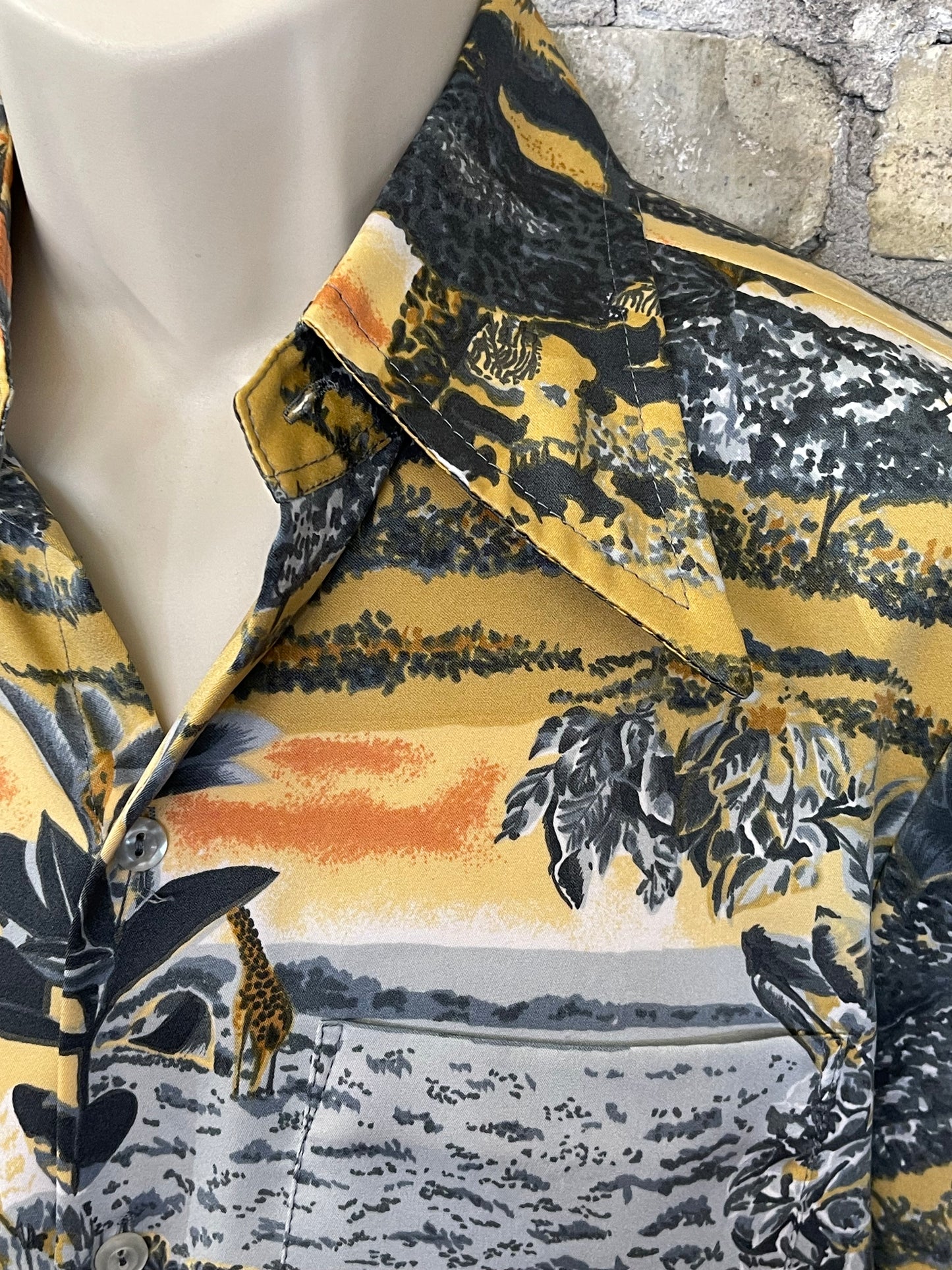 70s Safari Print Shirt