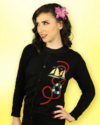 Atomic Swag - Horseshoe Knits Sailor Cardigan