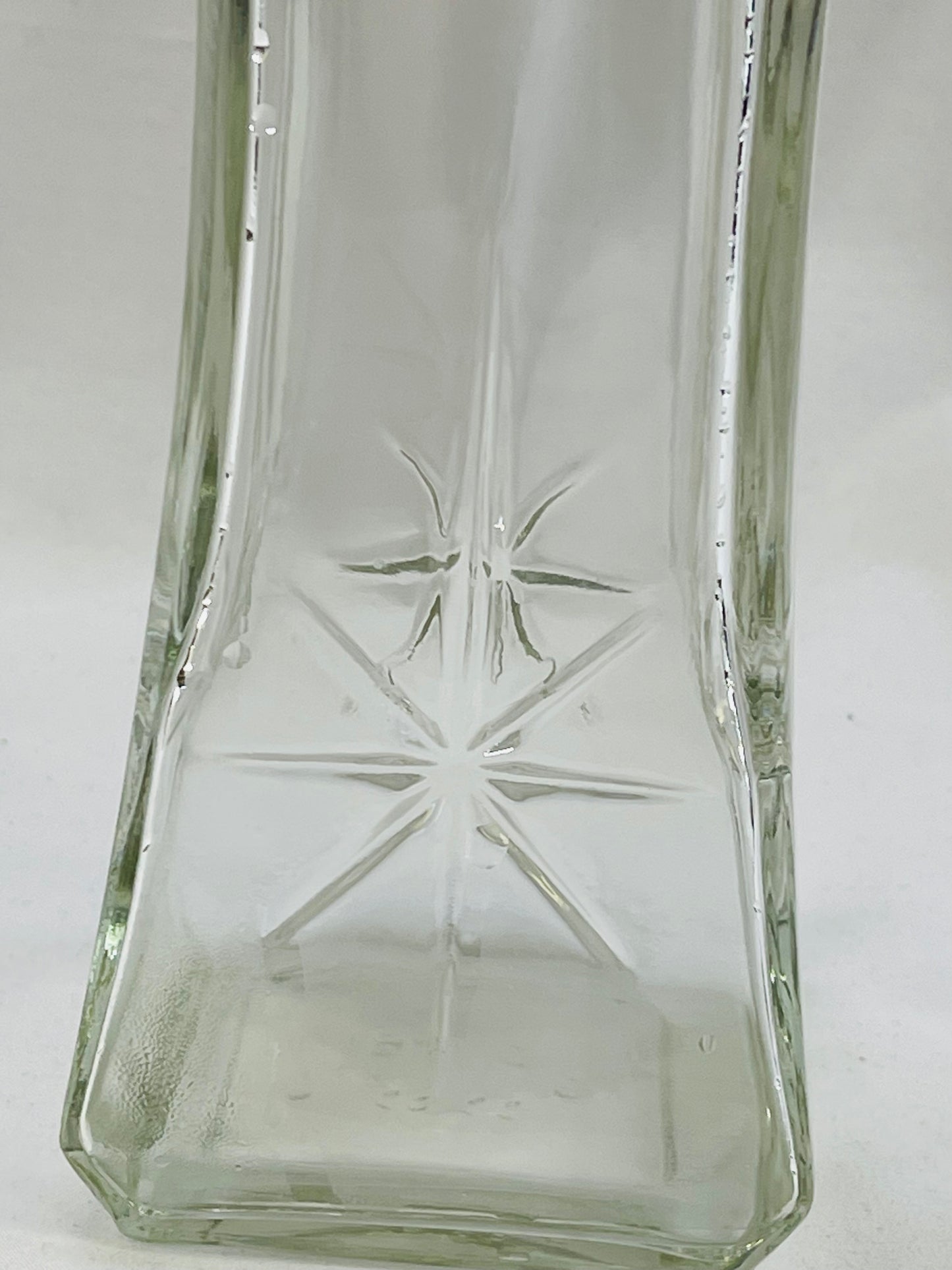 Atomic Pressed Glass Decanter