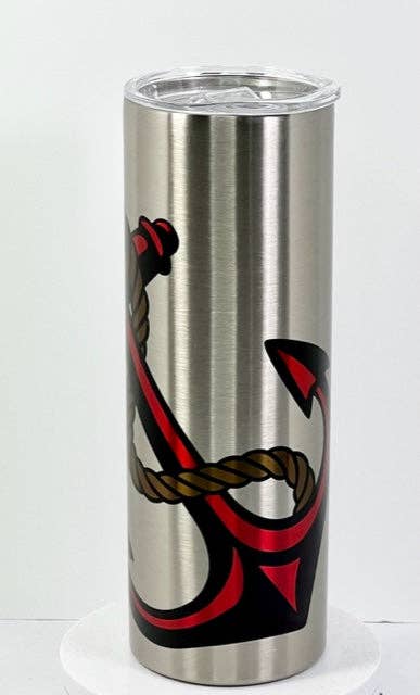 Anchors Away! Stainless Steel Tumbler