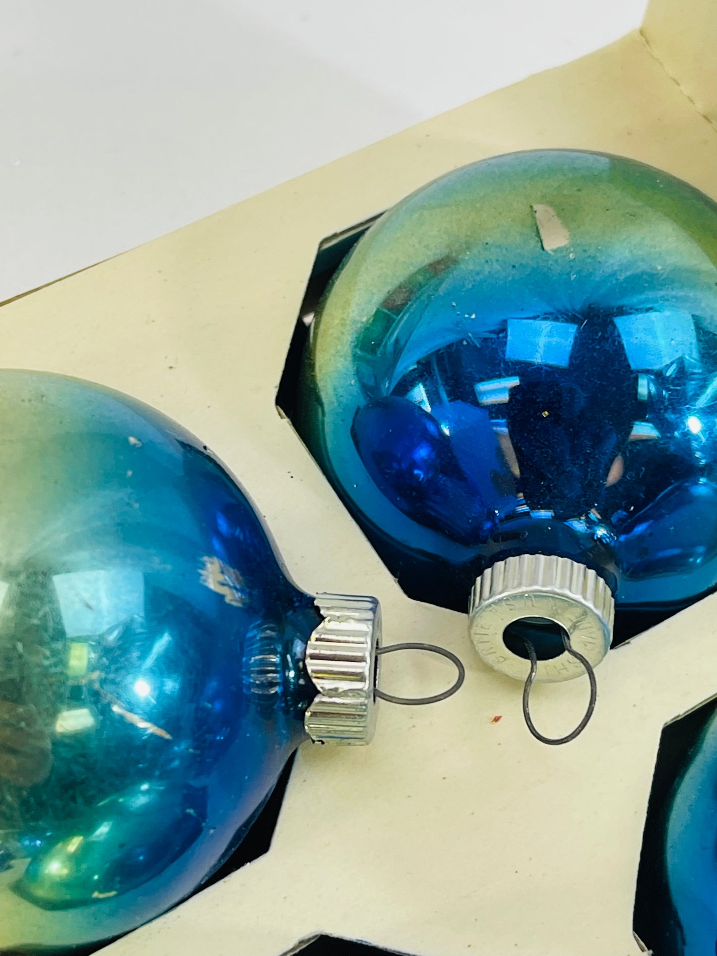 Shiny Brite Ornaments - Gradient Blue