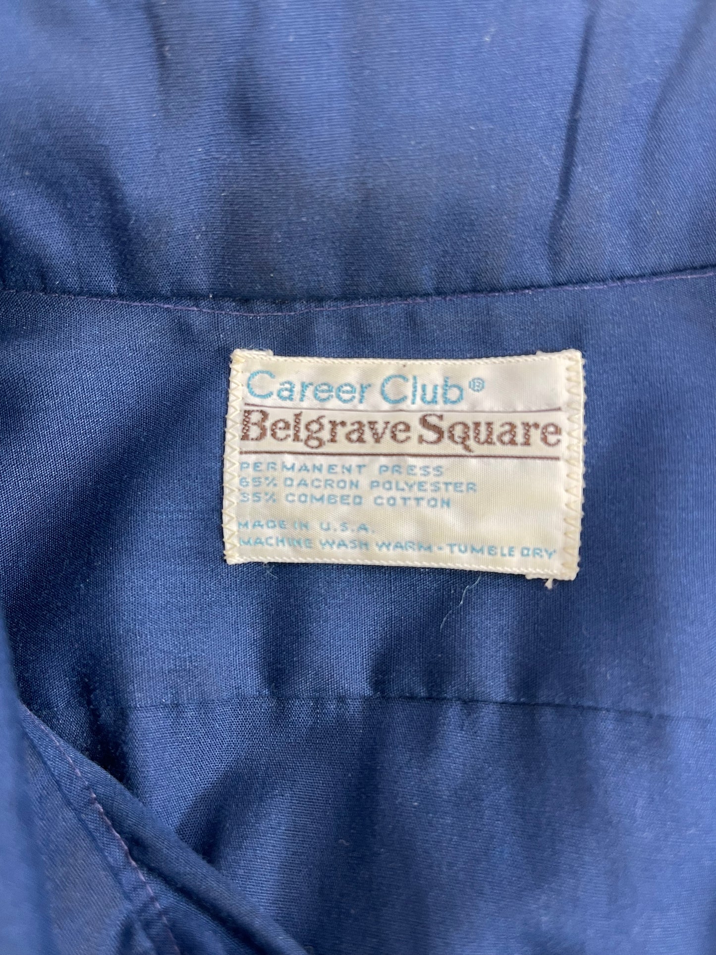 Blue Belgrave Square Button Down Shirt