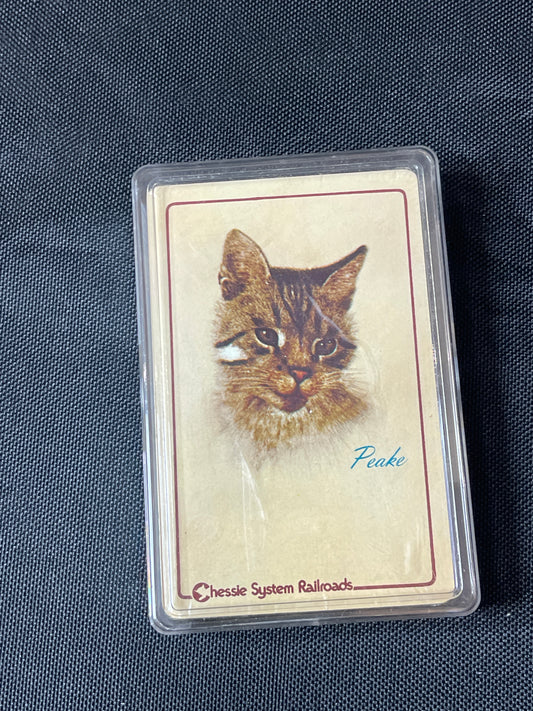 Vintage 70s Cat Playing Cards