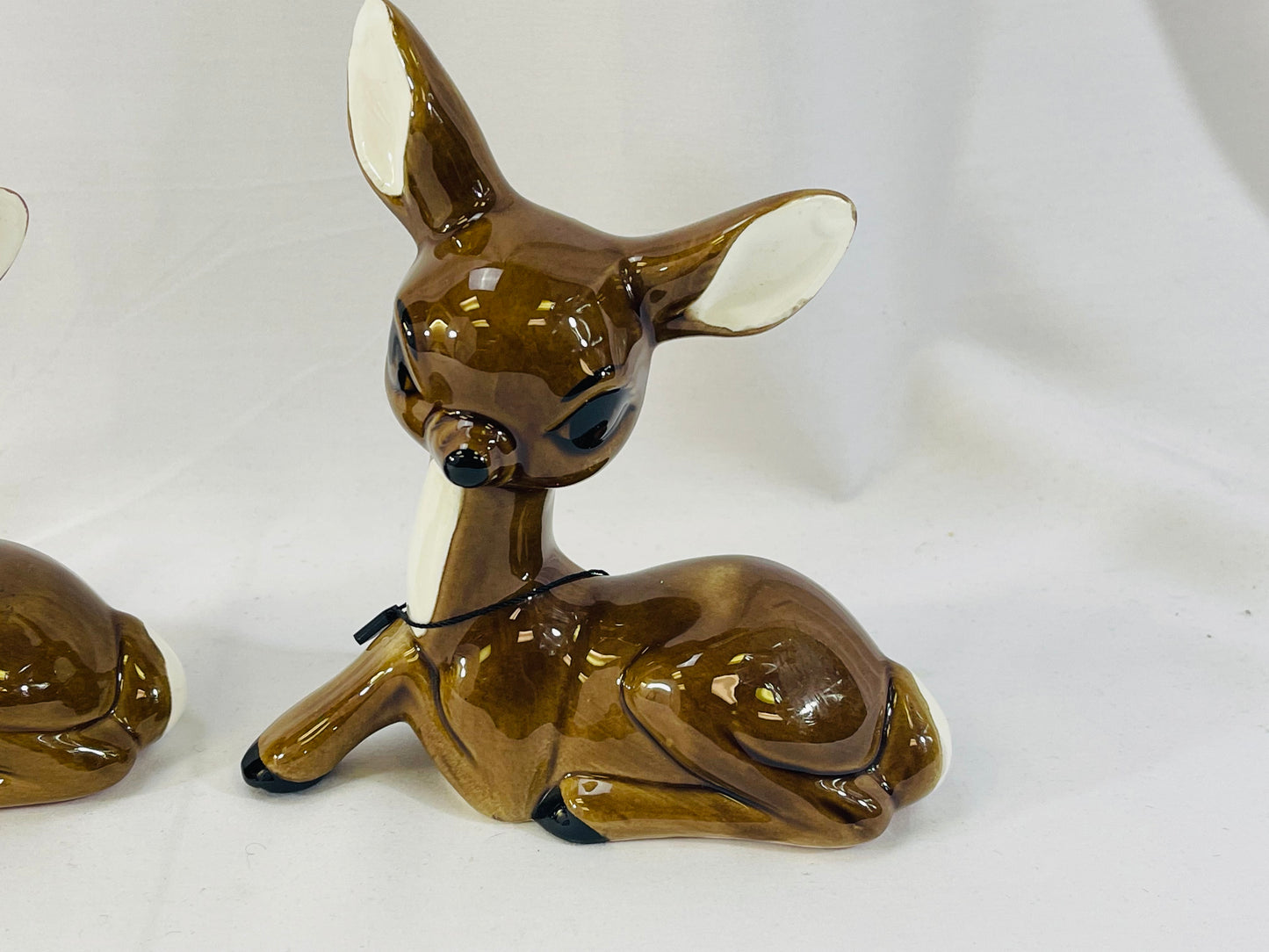 Vintage Duo of Ceramic Deer