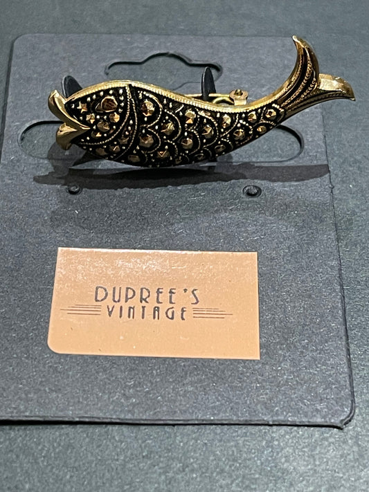 Vintage German Fish Brooch
