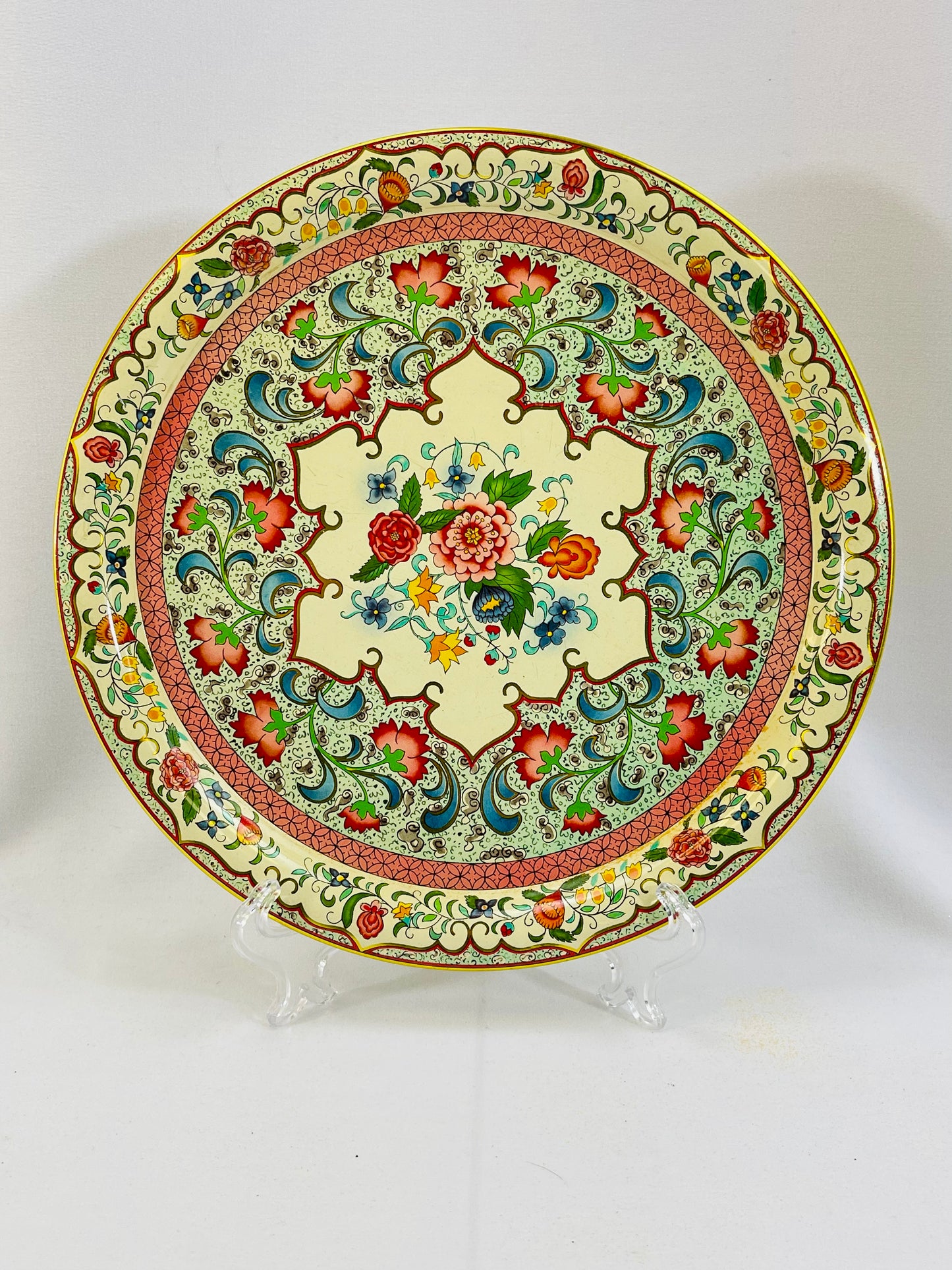 Dagger Decorated Ware Tin Trays