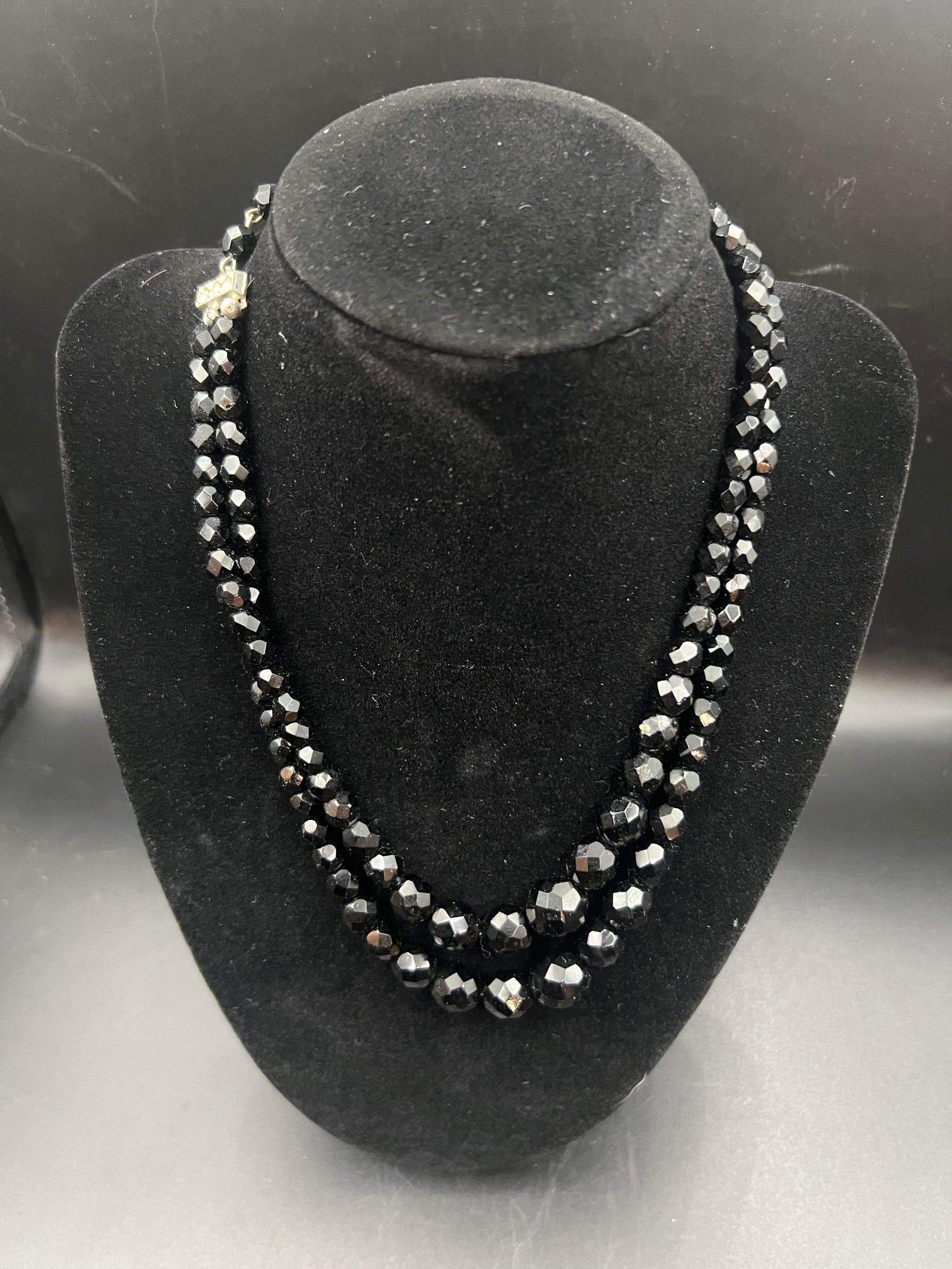 Black Double Strand Laguna Necklace