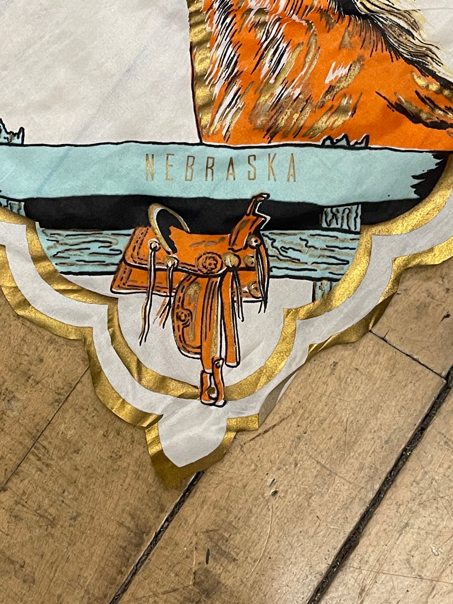 Souvenir Nebraska Scarf