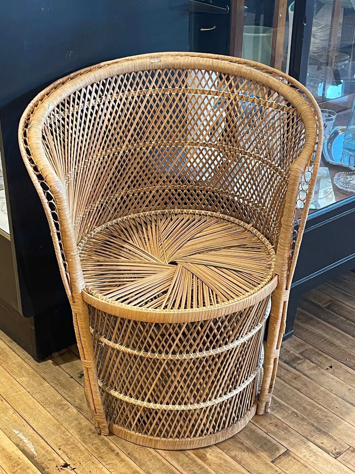 Rattan Barrel Chair