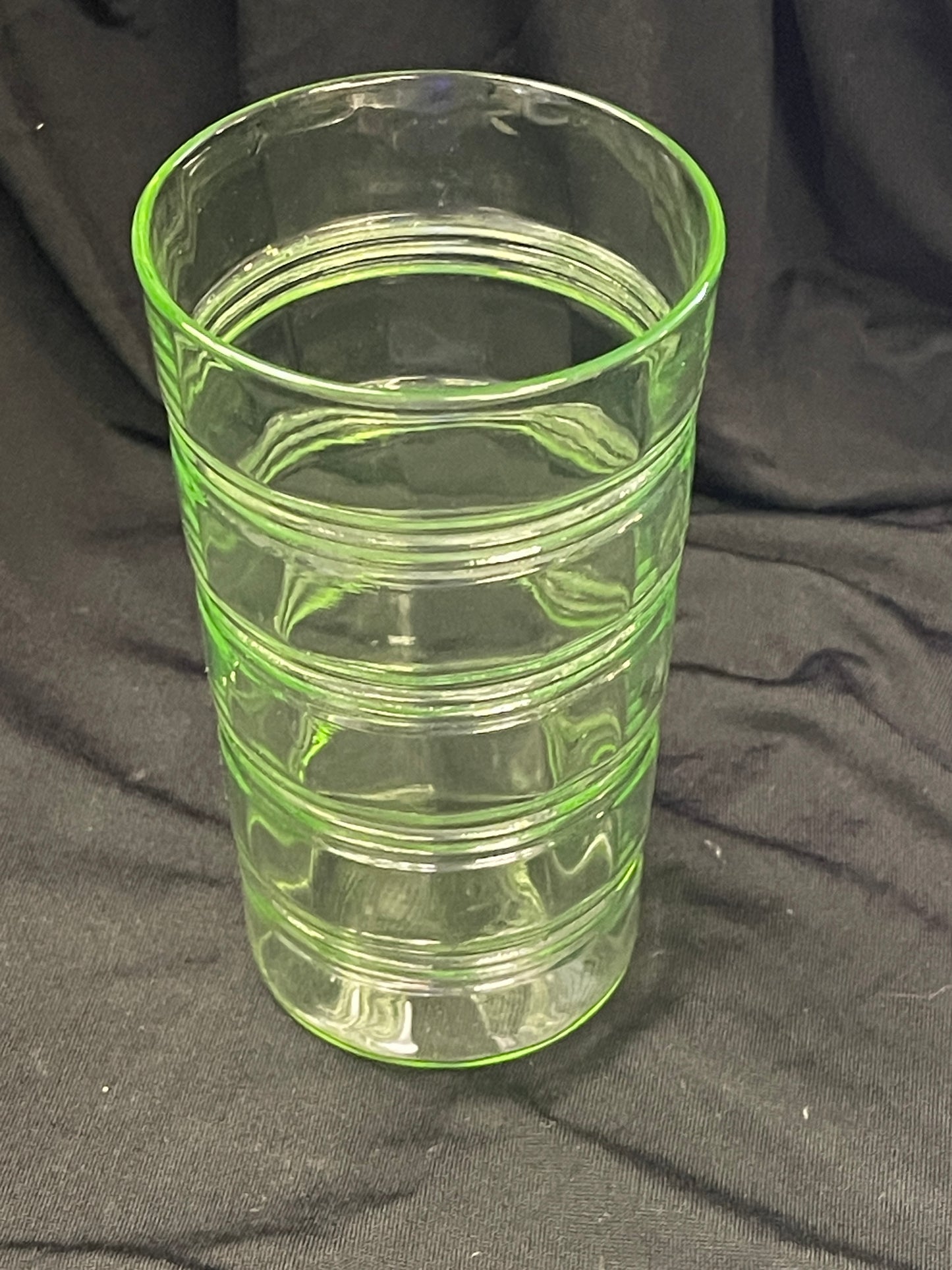 Uranium Glass Juice Glass