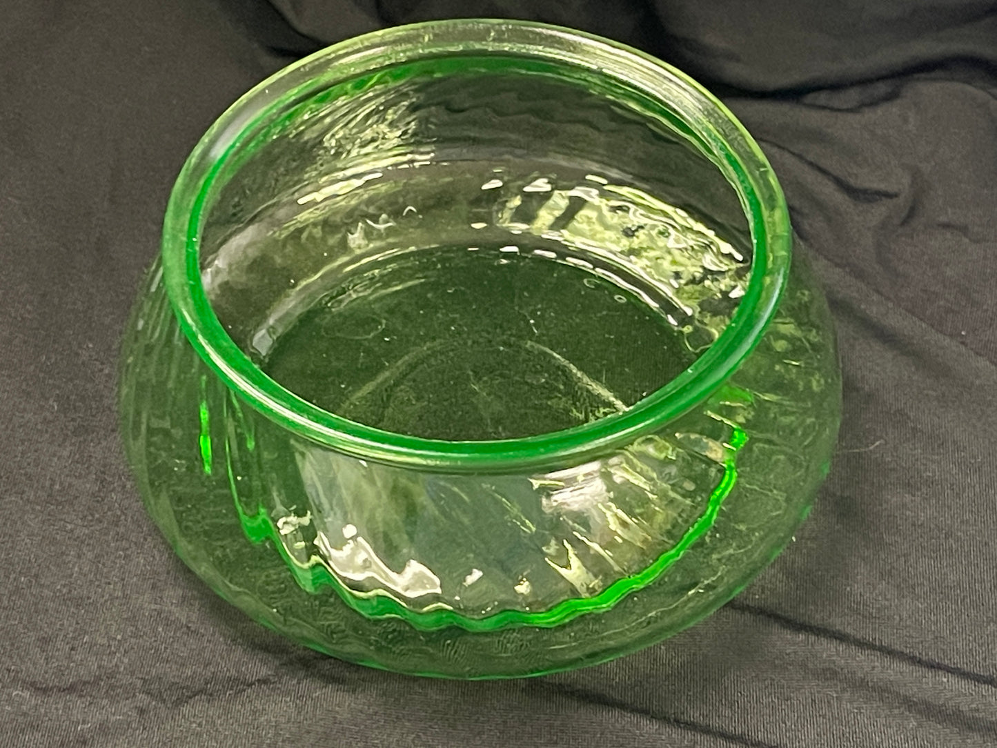 Uranium Glass Dish