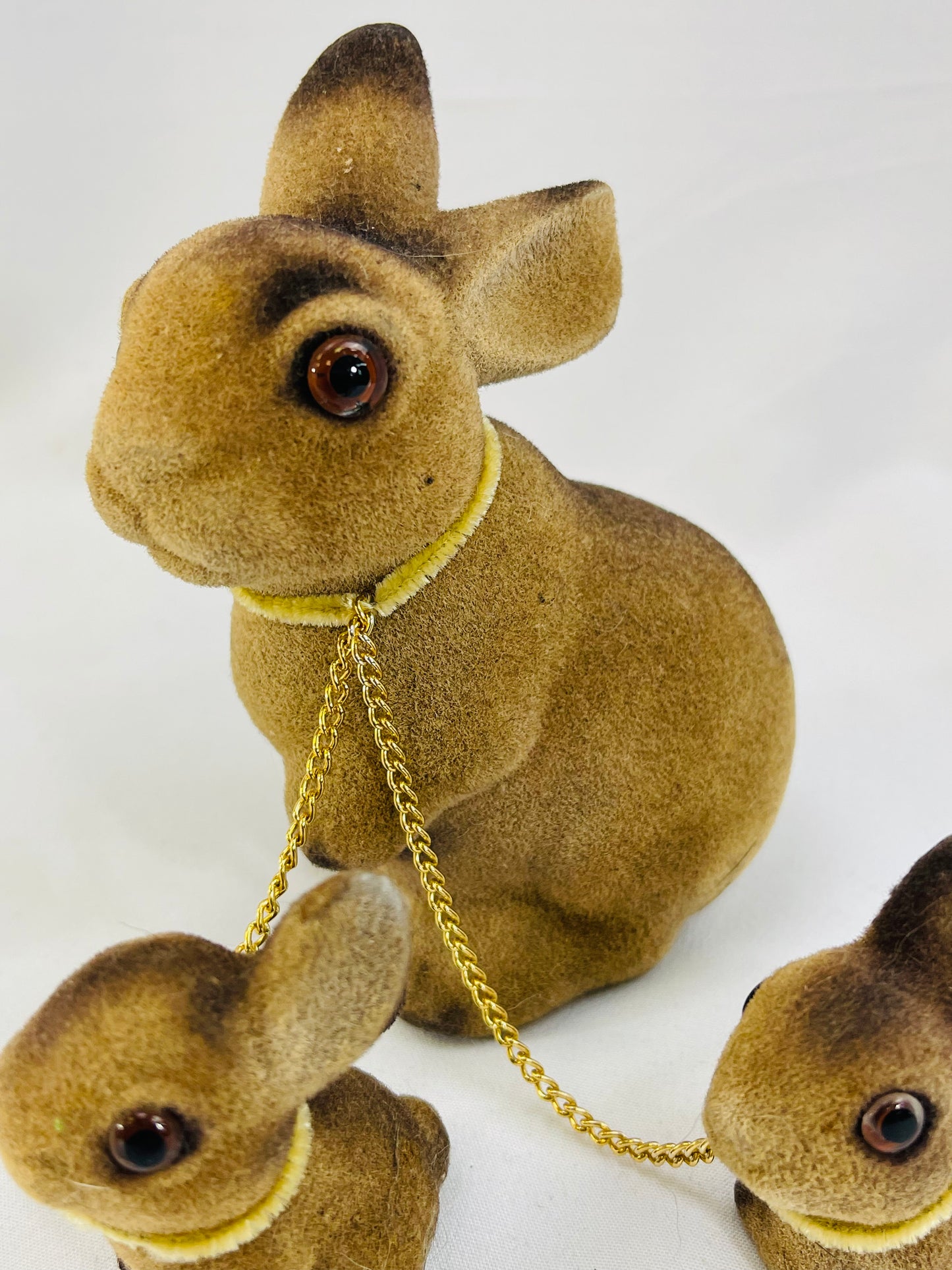 Vintage Norleans Rabbit With Baby Bunnies