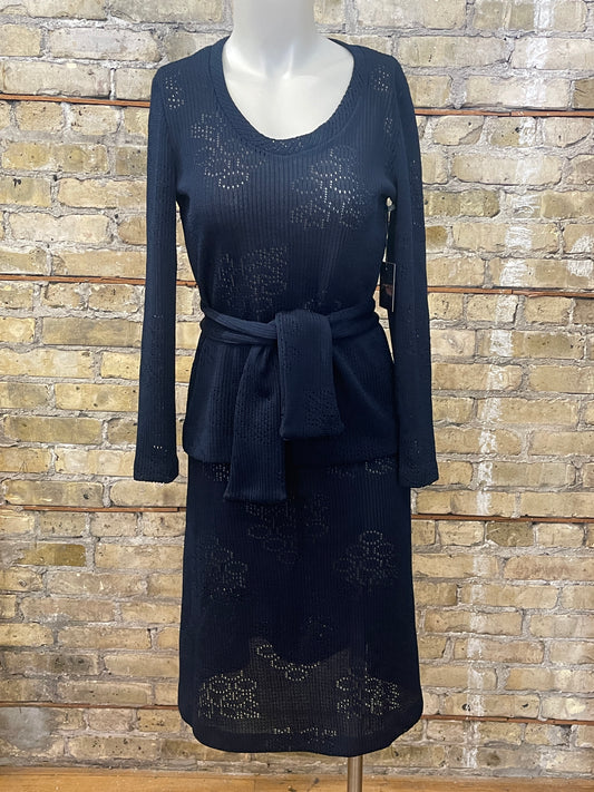 70s Navy Knit 2pc