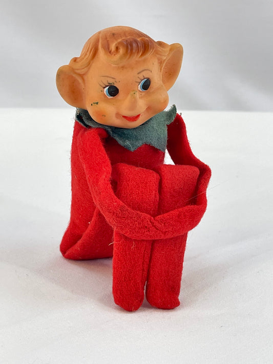 Vintage Knee Hugging Elf