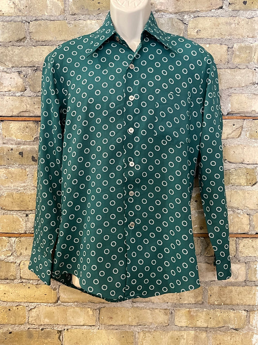 Green J.C. Penney 70s Shirt