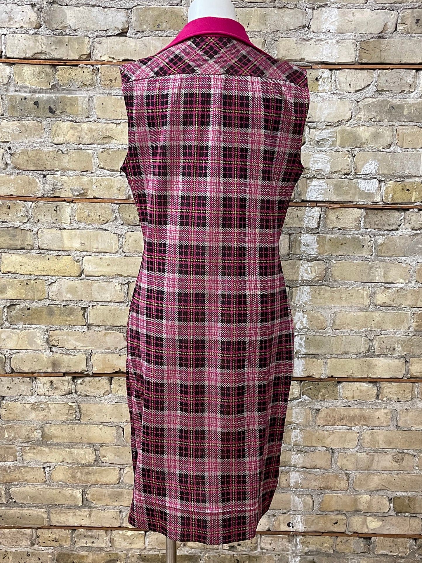 Fun Edith Flagg Plaid Dress - Volup!