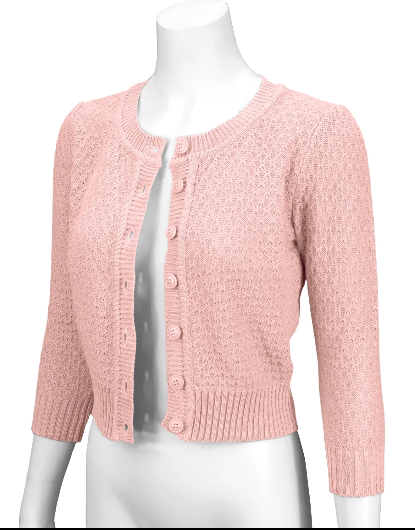 Ye Mak Classic Retro Cropped Cardigan