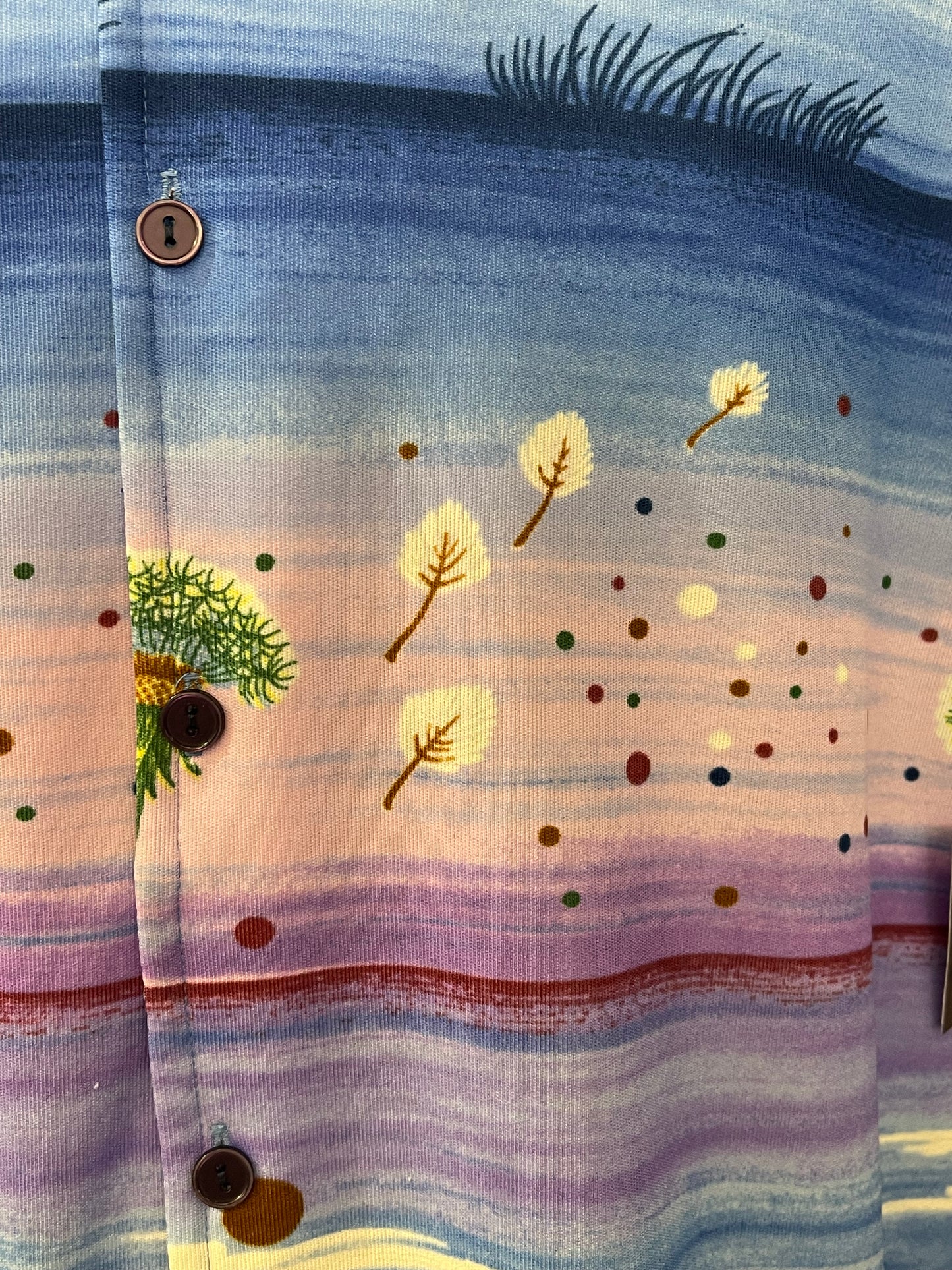 Amazing Dandelion Print Shirt