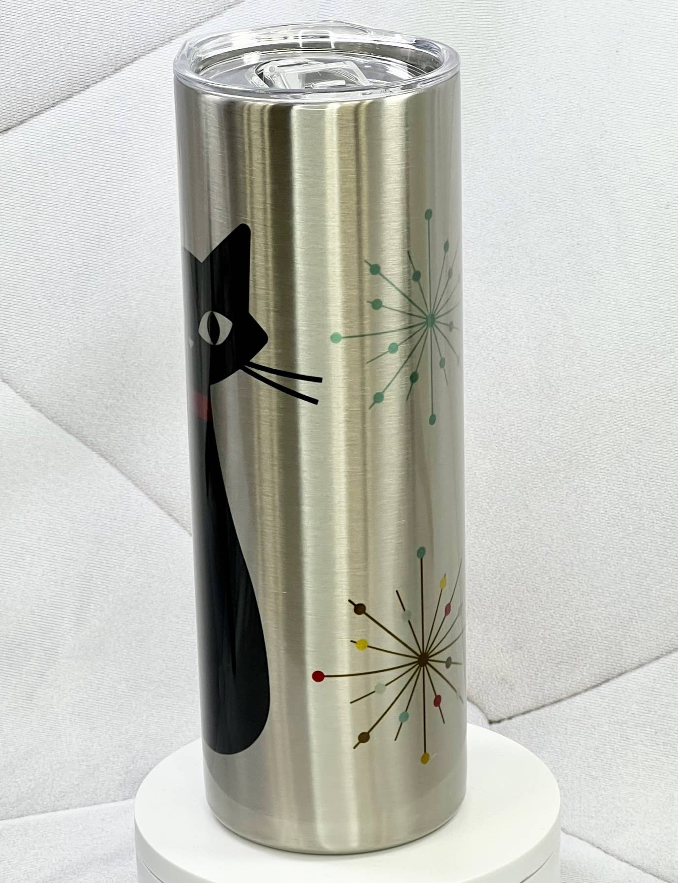 Atomic Bettie Cat Stainless Steel Tumbler