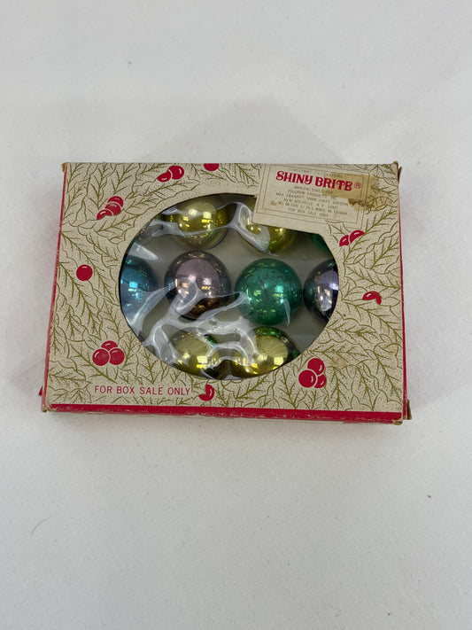 Rare Vintage Shiny Brite mini ornaments