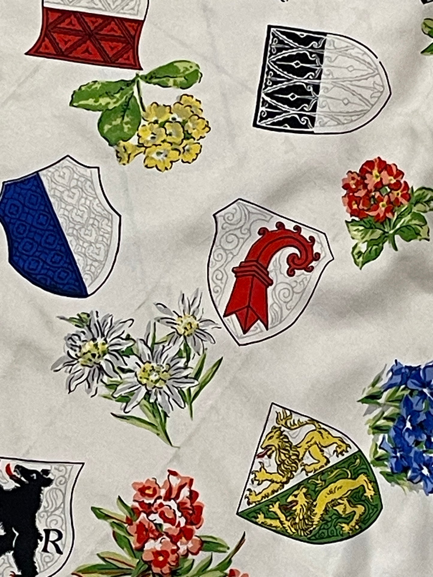 Vintage Crests and Shields Scarf