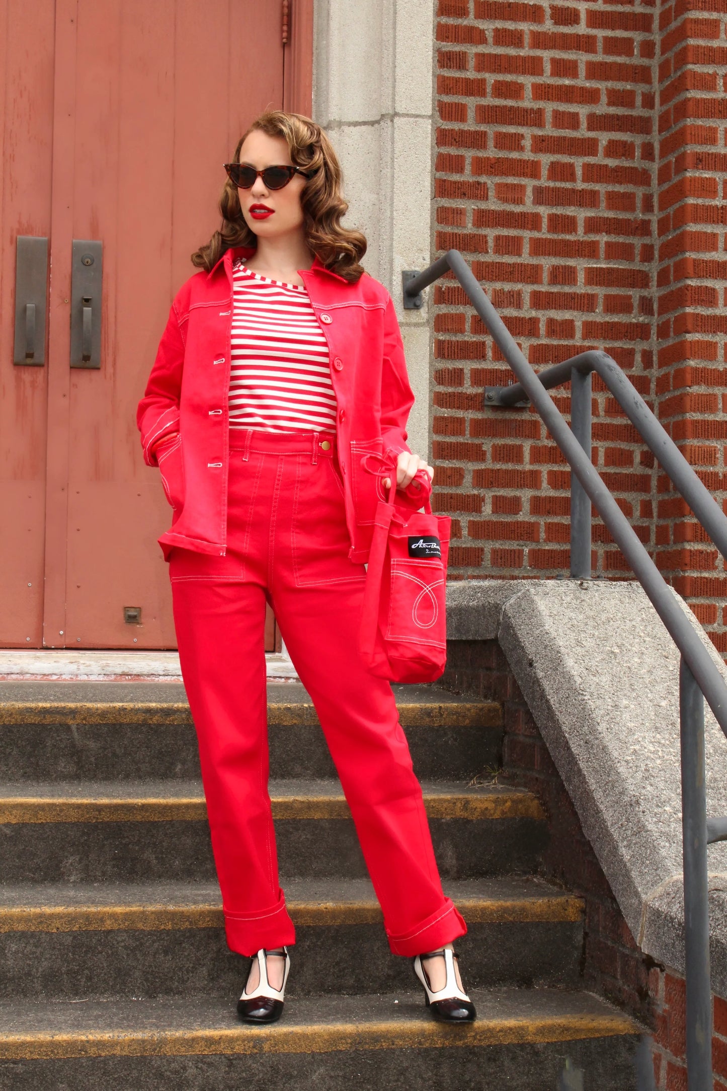 Midge Classic Reproduction Jeans - Red