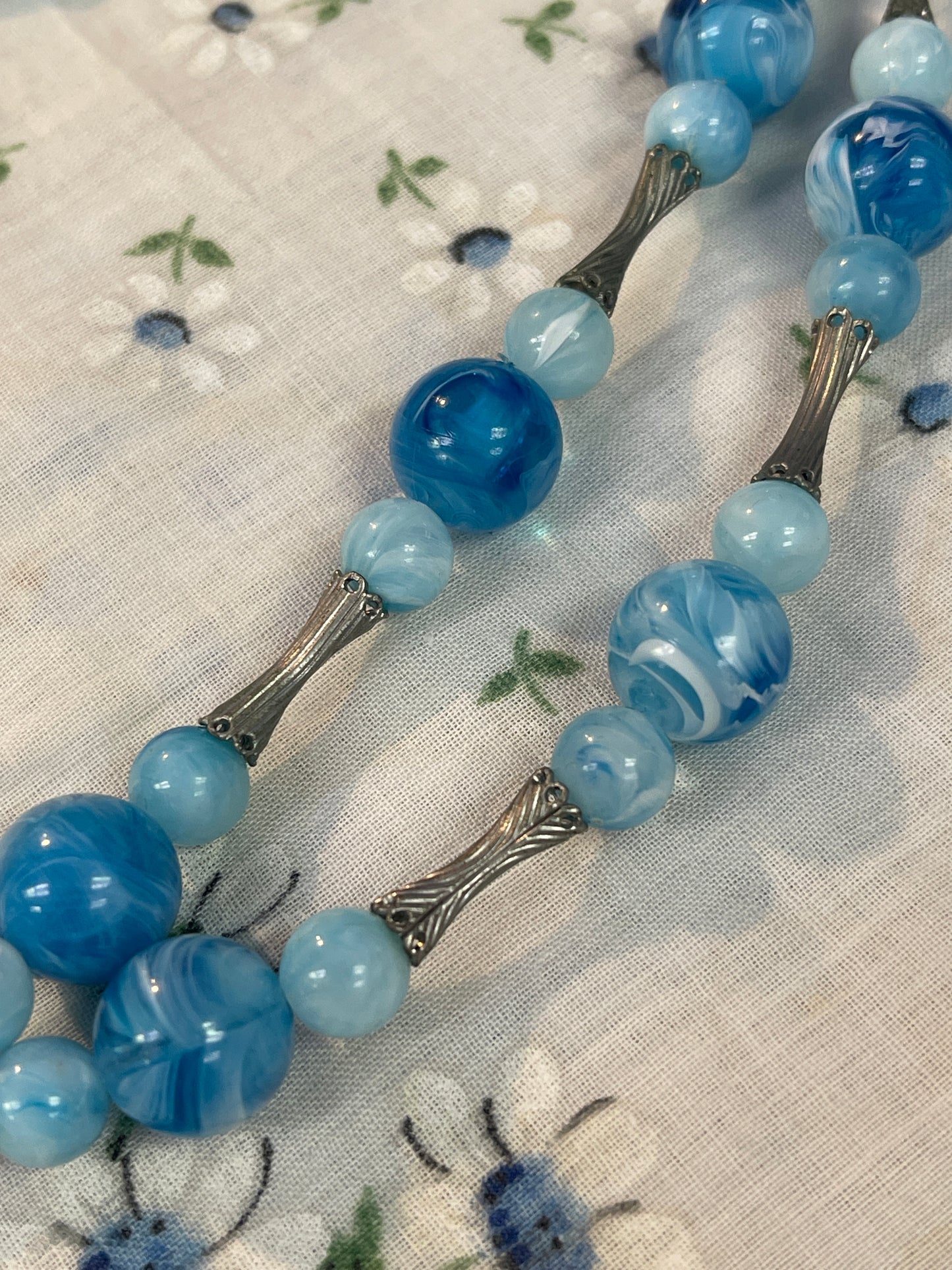 Blue Bead Necklace