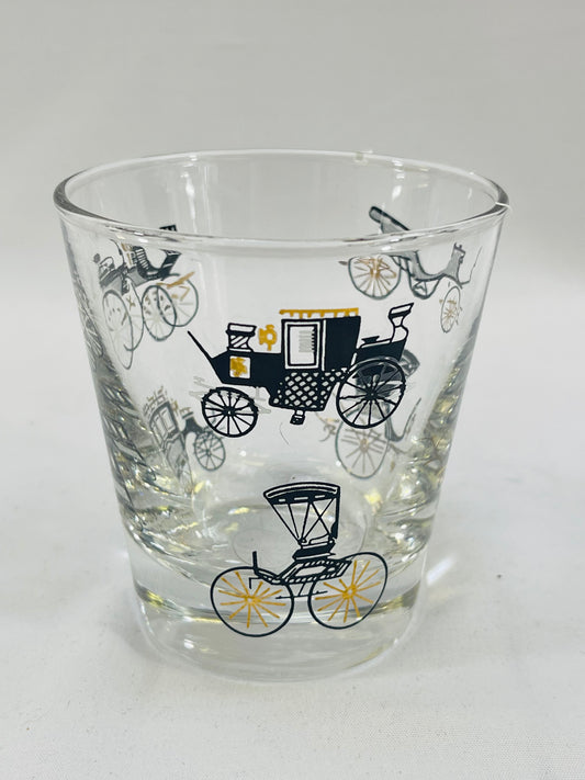 Libby Carriage Rock Glass